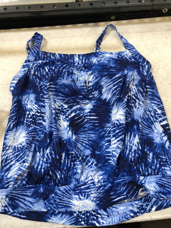 Photo 1 of BLUE TIE DYE TANK TOP SIZE 16 W