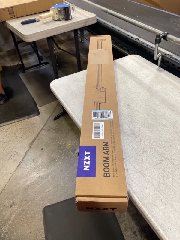 Photo 3 of NZXT Boom Arm - AP-BOOMA-B1 - Streaming Microphone Boom Arm - Discreetly Store USB & XLR Cables - Smooth and Silent - Cable Channel Covers - Black Black Boom Arm Microphone