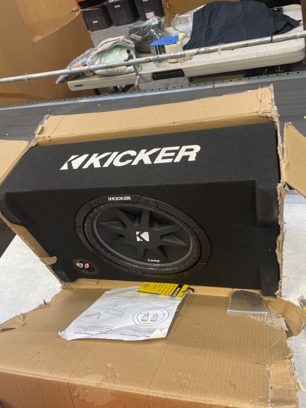 Photo 2 of KICKER Comp 12" (30cm) Subwoofer in Down Firing Encl, 4-Ohm; RoHS Compliant