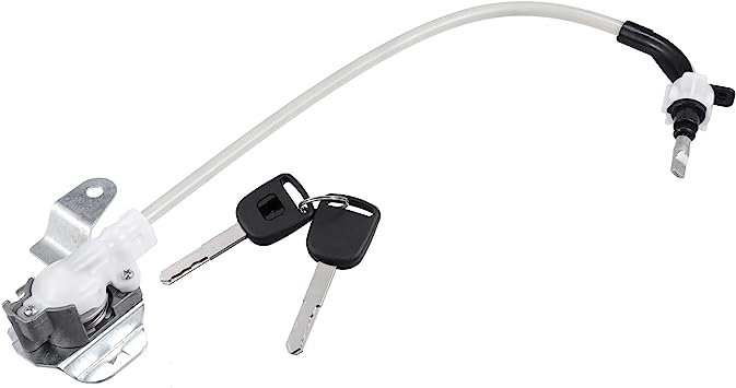 Photo 1 of 1 Set Front Left Side Door Lock Cylinder Cable with 2 Keys for Honda CR-V 4-Door 2007-2011 72185-SWA-A01 72185SWAA01