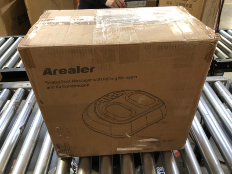 Photo 2 of Arealer shiatsu foot massager with rolling massager and air compression 