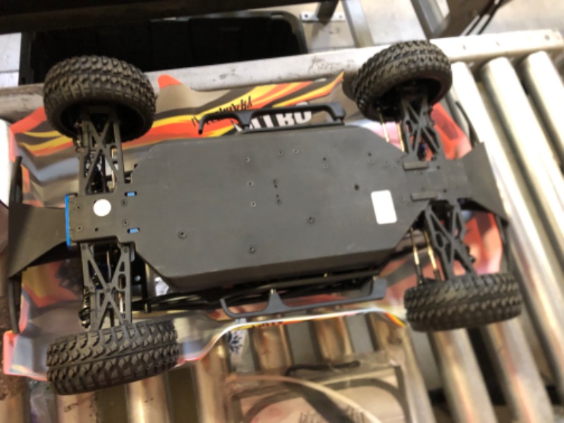 Photo 4 of LAEGENDARY RC Cars - 4x4 Nitro Offroad Short Course RC Truck for Adults and Kids - Fast Speed, Waterproof, Electric, Hobby Grade Car - 1:8 Scale, Brushless, Orange Black Orange Up to 60 KM/H