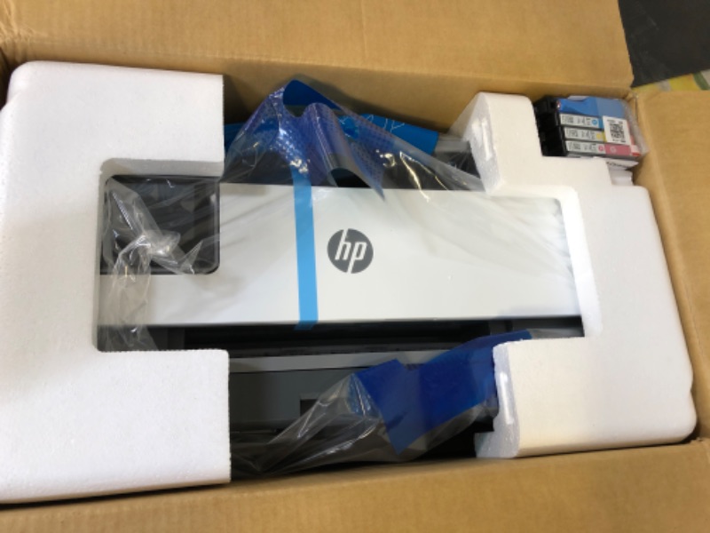 Photo 4 of HP OfficeJet Pro 8034e Wireless Color All-in-One Printer with 1 Full Year Instant Ink,White