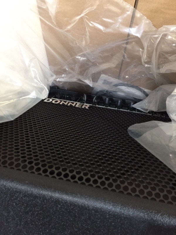 Photo 1 of Donner Electric Drum AMP 35-Watt Electronic Drum Amplifier DDA-35 Keyboard Speaker with Aux in and Wireless Audio Connection, Drum/Keyboard /MIC 3 in 1 Amplifier with 3-Band EQ and DI Out 35W