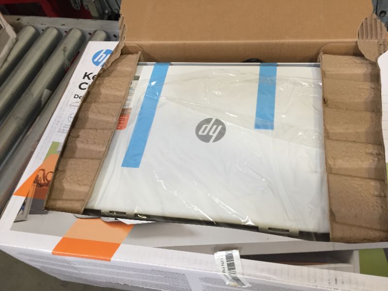 Photo 2 of HP DeskJet 2755e Wireless Color All-in-One Printer with bonus 6 months Instant Ink (26K67A), white