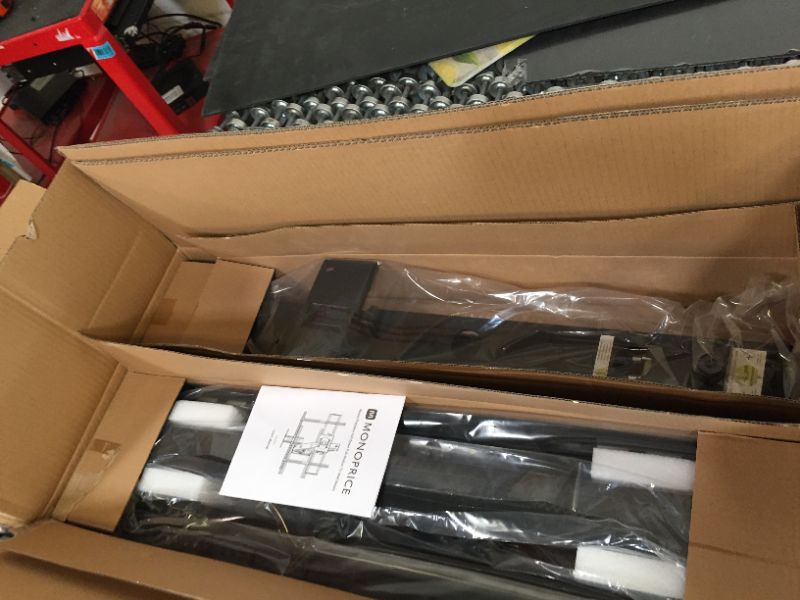 Photo 1 of Monoprice Above Fireplace Pull-Down Full-Motion Articulating TV Wall Mount