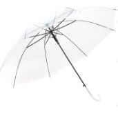 Photo 1 of stonechic 2 Pieces Umbrella Wedding Style Bulk Auto Open J Hook Handle Windproof Large Canopy Transparent Stick Umbrellas for Outdoor Wedding Bride Groom Golf Photography