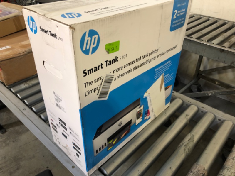 Photo 2 of HP Smart-Tank 5101 Wireless All-in-One Ink-Tank Printer with up to 2 Years of Ink Included (1F3Y0A),White