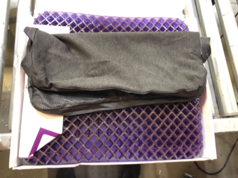 Photo 2 of Purple Royal Seat Cushion - Seat Cushion for The Car Or Office Chair - Temperature Neutral Grid