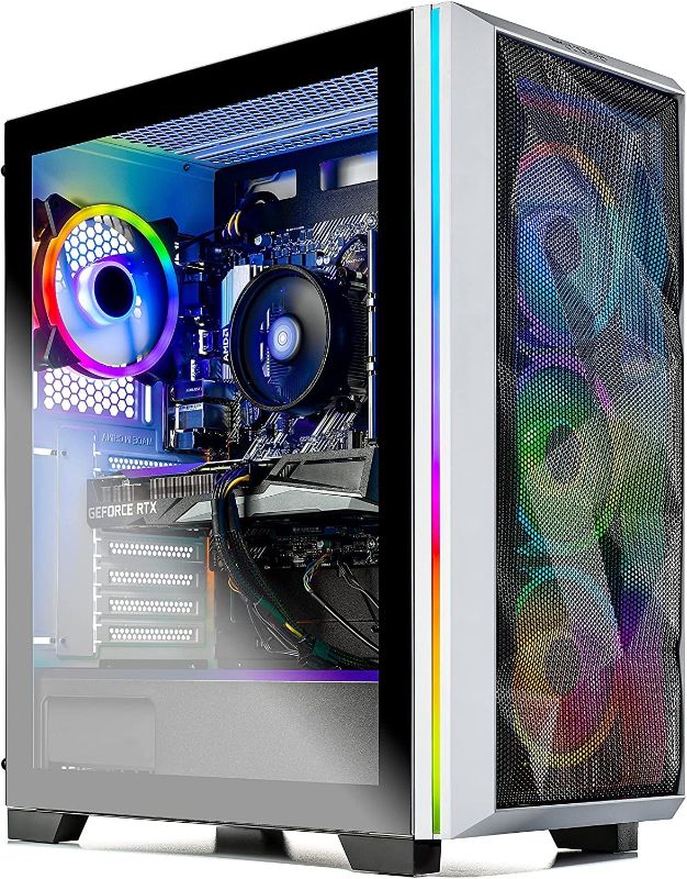 Photo 1 of Skytech Chronos Gaming PC Desktop – Intel Core i5 12600K 3.7 GHz, RTX 3070, 1TB NVME SSD, 16G DDR4 3200, 650W Gold PSU, AC Wi-Fi, Windows 10 Home 64-bit
