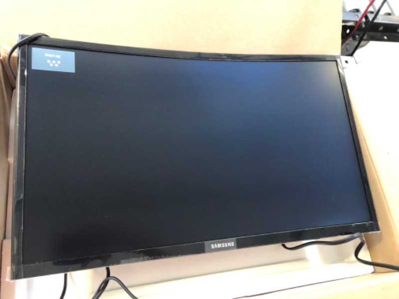 Photo 2 of SAMSUNG 23.5” CF396 Curved Computer Monitor, AMD FreeSync for Advanced Gaming, 4ms Response Time, Wide Viewing Angle, Ultra Slim Design, LC24F396FHNXZA, Black 24-Inch Curved DP/HDMI/1-Yr Warranty