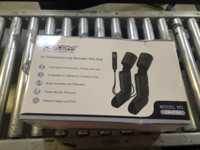 Photo 3 of CINCOM Leg Massager - Upgraded Foot Calf Thigh Massager with Heat and Compression for Circulation and Pain Relief(FSA or HSA Approved)