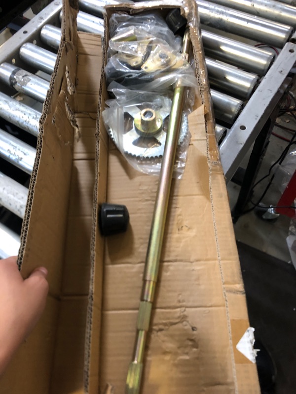 Photo 1 of WFLNHB Rear Axle Kit Brake Hub Disc Rotor T8F Chain Sproket Replacement for rebuild Go Kart ATV Quad and Drift Trikes