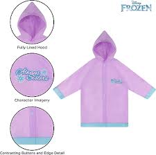 Photo 1 of , Disney Frozen Elsa and Anna Rainwear for Little Girl Age 2-7