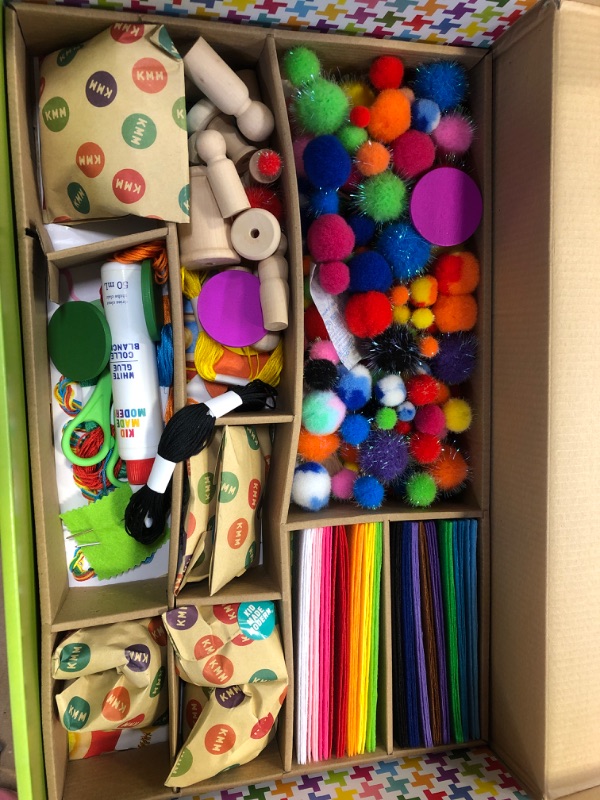 Photo 1 of Kid Made Modern Arts and Crafts Supply Library - Coloring Arts and Crafts Kit  