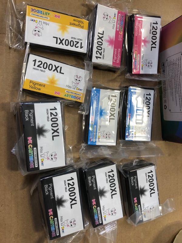 Photo 2 of 10 Pack 1200XL Pigment Ink Cartridges Compatible for Canon PGI-1200XL PGI 1200 XL