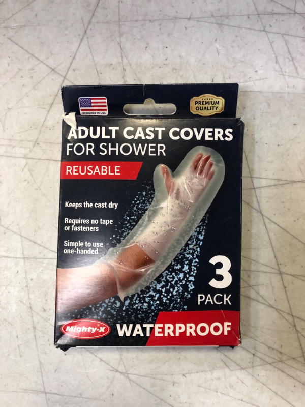 Photo 2 of 100% Waterproof Cast Cover Arm -?Watertight Seal? - Reusable Adult Half Arm Cast Covers for Shower Elbow, Hand & Wrist - 3 Pack