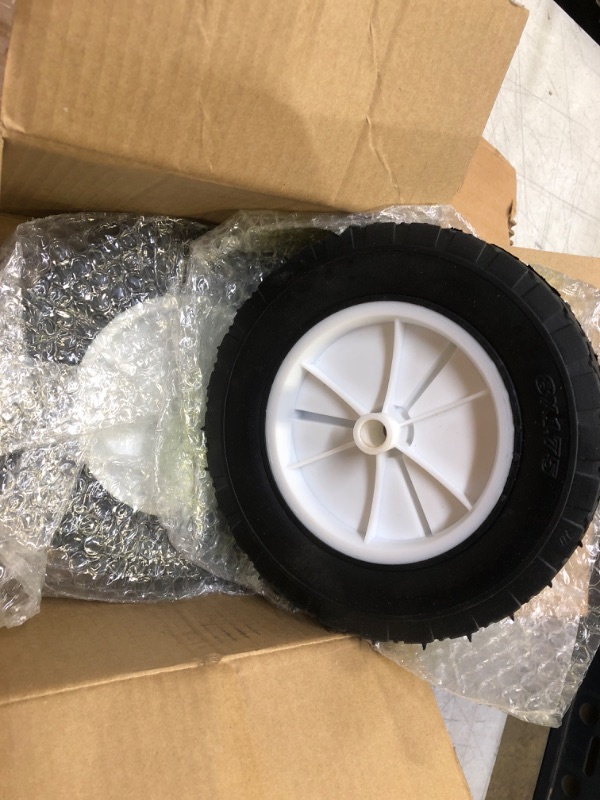 Photo 2 of 8 Inch Wheels Replaces for Oregon 72-108, 2 Pack Universal Wheels Tires Compatible with Craftsman/AYP/MTD Lawnmower, Radio Flyer Wagon, BBQ Grill, Hand Truck, and Lawn Sprayer