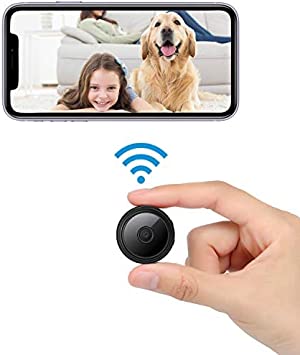 Photo 1 of  Mini Spy Camera Hidden Camera Video Recording with Auido, Night Vision 1080P Home Security Camera Nanny Cam Pet Camera Baby Camera