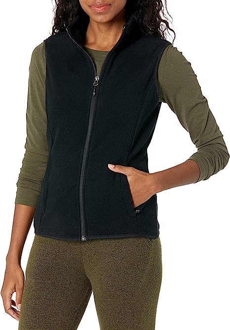 Photo 1 of Amazon Essentials Women's Classic-Fit Sleeveless Polar Soft Fleece Vest SIZE S 