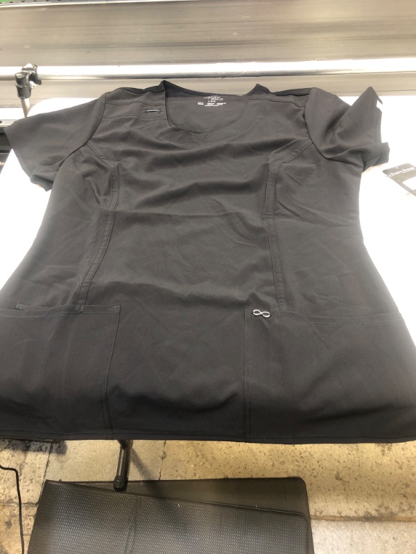 Photo 1 of Cherokee Women's Infinity Round Neck Scrub Top Black L