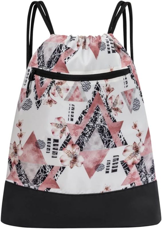 Photo 1 of 
Drawstring Backpack for Women | Durable Lightweight Gym Backpack with Graphic Designs | Great for Drawstring Bags for the Gym, Travel, and Overnights | Rose...
Size:Drawstring Backpack