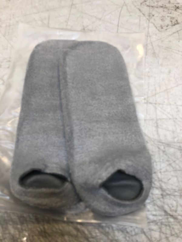 Photo 2 of Barefoot Scientist Sleep On It Overnight Moisturizing Gel Socks, Low Profile Ankle Socks, Nourish Your Feet (Grey, L) Large