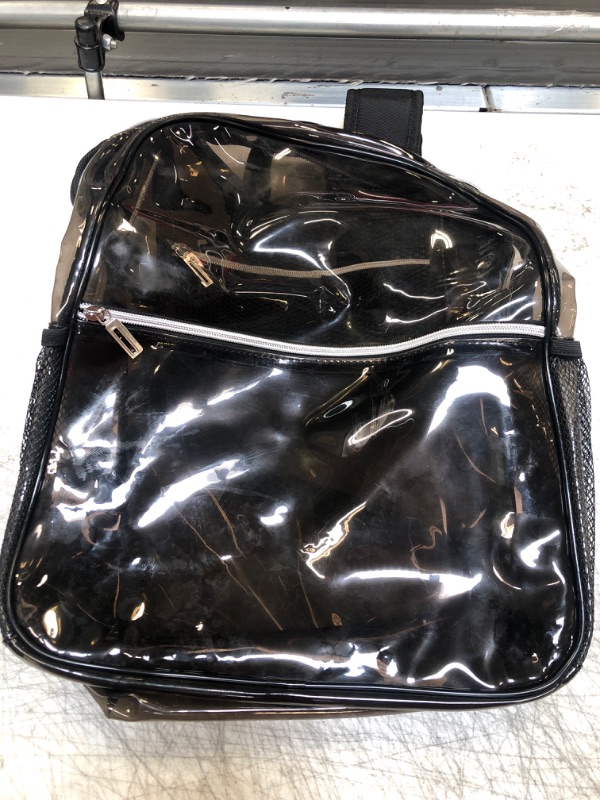 Photo 2 of  Clear Backpack, Stadium Approved Heavy Duty Clear Book Bag Waterproof See Through Bag