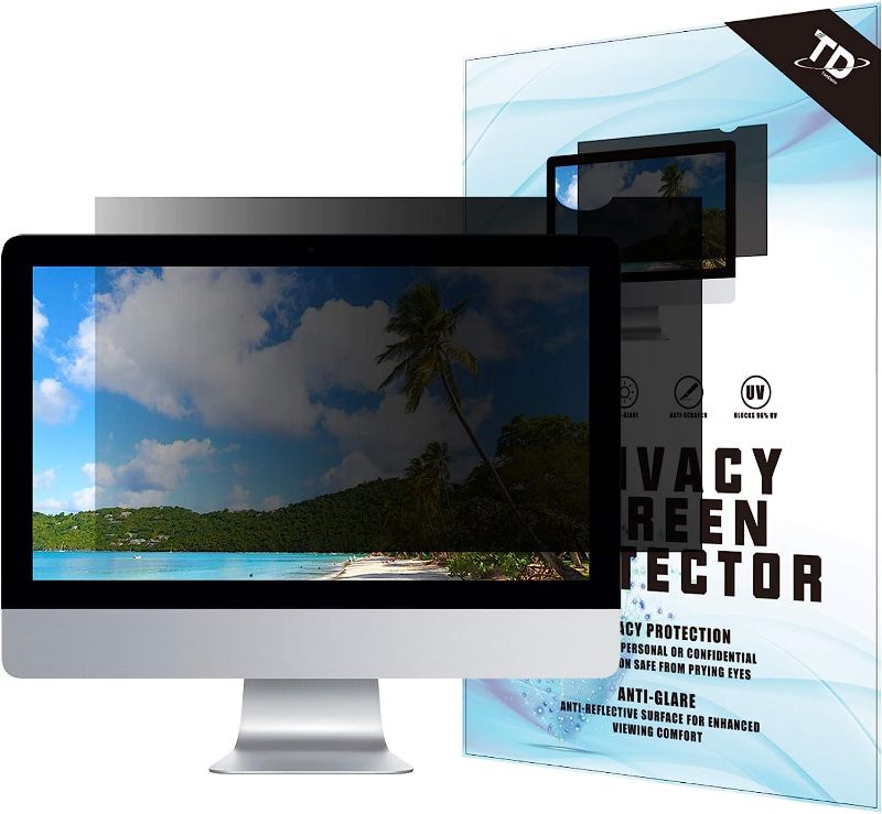 Photo 1 of 24''W Inch Privacy Screen Filter for Desktop Computer Widescreen Monitor - Anti-Glare, Blocks 96% UV,Anti-Scratch with 16:10 Aspect Ratio
