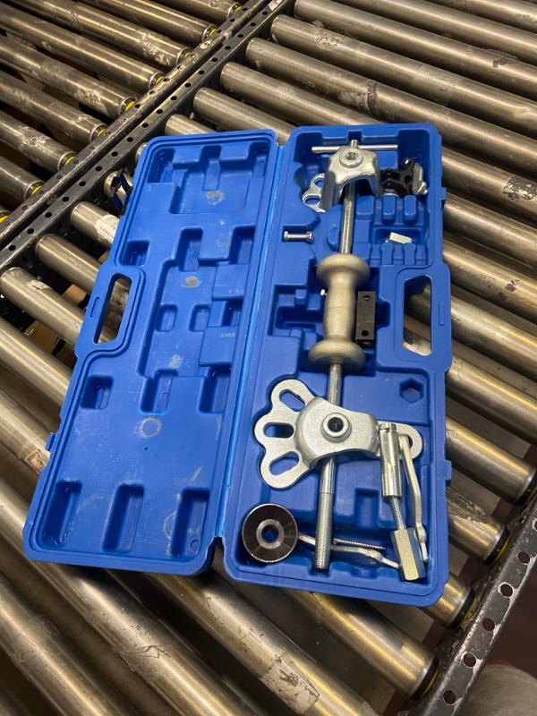Photo 2 of ATPEAM 9-Way Slide Hammer Puller Set | Front Wheel Hub Bearing Remover & Rear Wheel Axle Hub Dent Shaft Puller Tool Kit