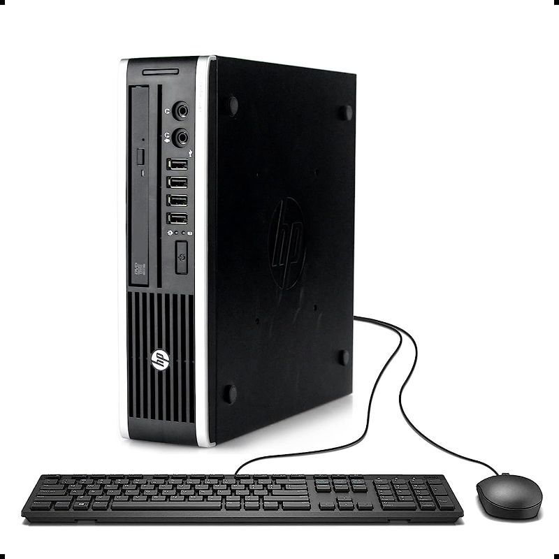 Photo 1 of HP Elite 8200 Ultra Slim Desktop PC - Intel Core i5-2400S 2.7GHz 8GB 128GB SSD Windows 10 Professional (Renewed)
