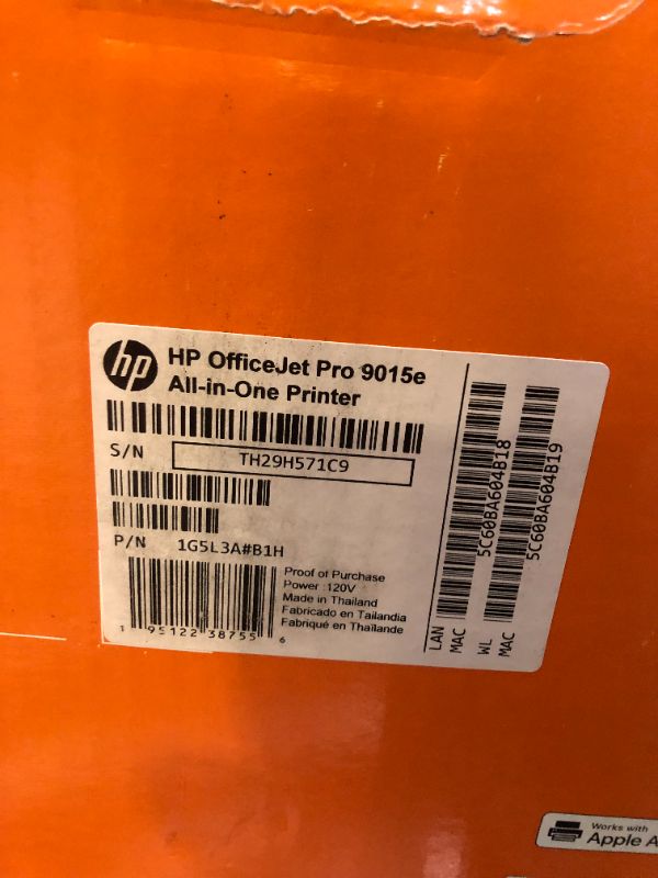 Photo 4 of HP OfficeJet Pro 9015e Wireless Color All-in-One Printer with bonus 6 months Instant ink with HP+ (1G5L3A),Gray