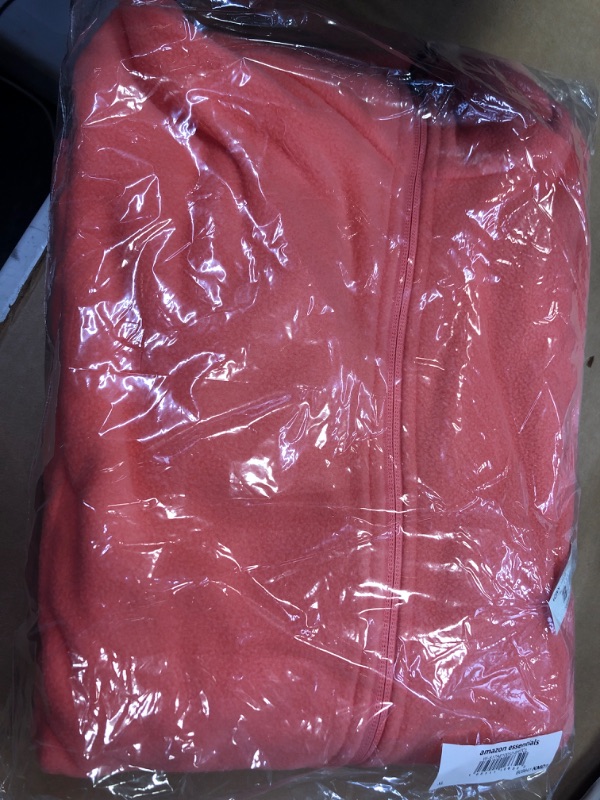 Photo 2 of xl---Amazon Essentials Women's Classic-Fit Long-Sleeve Full-Zip Polar Soft Fleece Jacket  Polyester Coral Pink X-Large