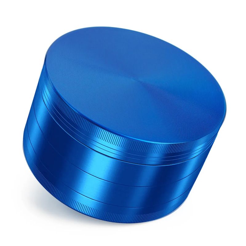 Photo 1 of 3 Inch BlueHerb Grinder For Weed 3.0" With Scraper Large Blue

