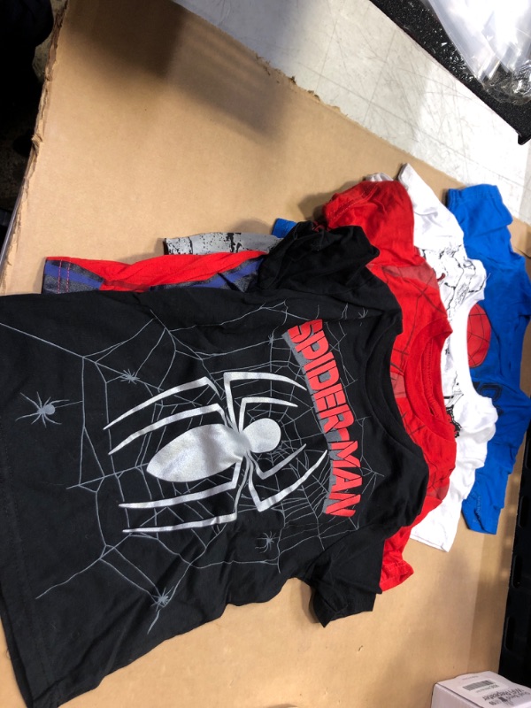 Photo 2 of 5t--Marvel Spider-Man 4 Pack Pullover T-Shirts Toddler to Big Kid 5T Spiderman