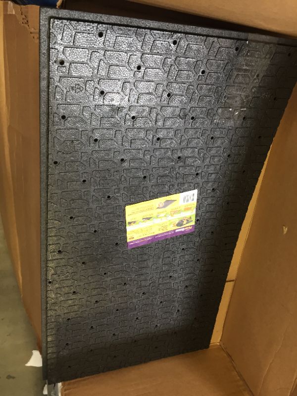 Photo 1 of 20.04 in. x 36 in. Black Brock Paver Base Panel