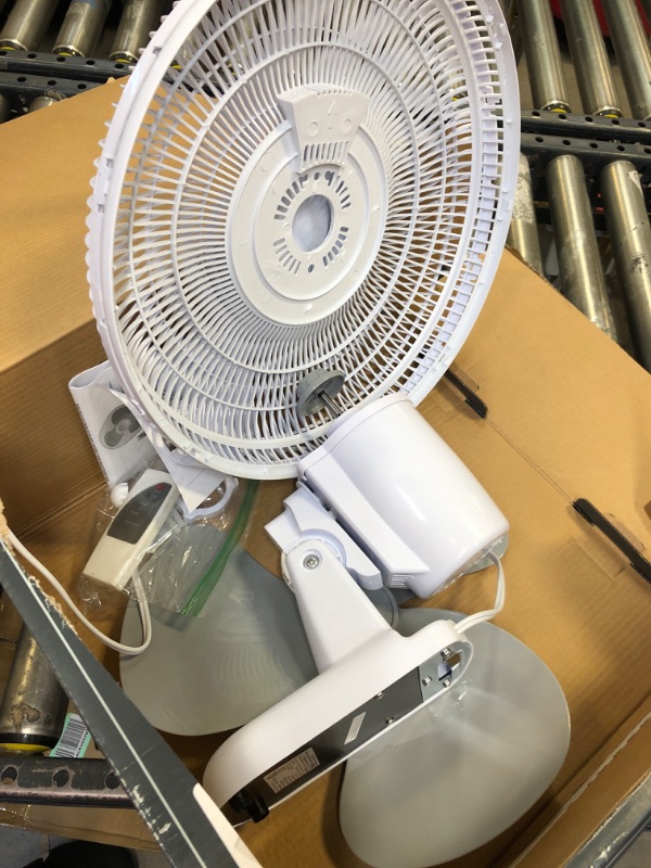 Photo 2 of 16 in. Indoor Wall Mount Fan with Remote