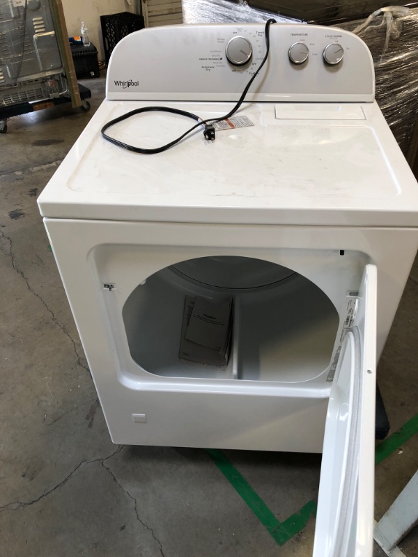 Photo 2 of Parts only-----Whirlpool 7-cu ft Reversible Side Swing Door Gas Dryer (White)