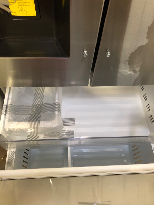 Photo 1 of LG 25.5-cu ft Counter-depth Smart French Door Refrigerator with Dual Ice Maker (Fingerprint Resistant) ENERGY STAR