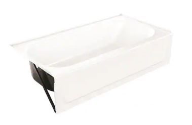 Photo 1 of Aloha Plus 60 in. x 32 in. Soaking Bathtub With Left Drain in White

