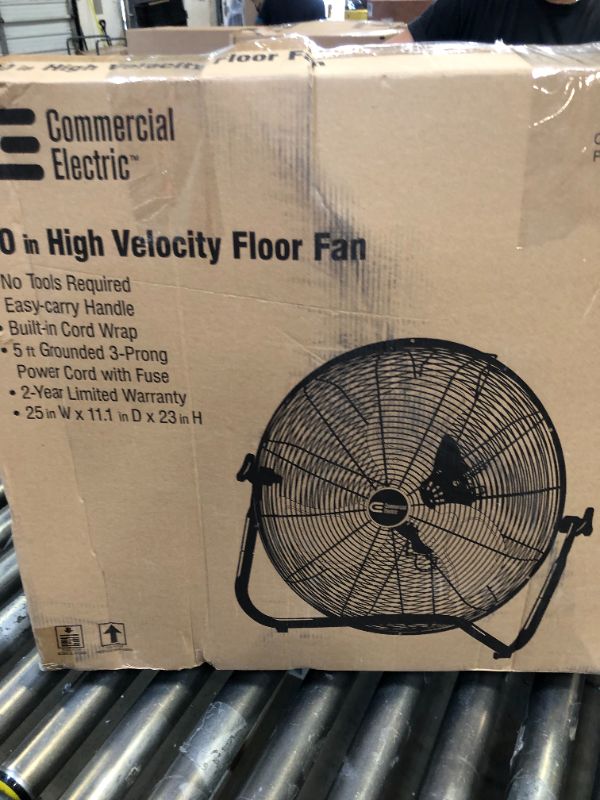 Photo 3 of 20 in. 3-Speed High Velocity Floor Fan
