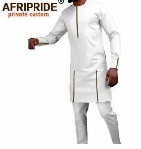 Photo 1 of African Senator Clothing Long Sleeve 2-Piece Set for Men Large