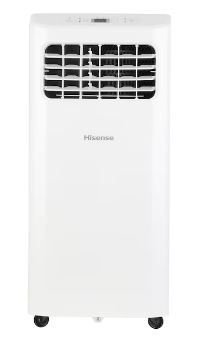 Photo 1 of Hisense 5000-BTU DOE (115-Volt) White Vented Portable Air Conditioner with Remote Cools 150-sq ft