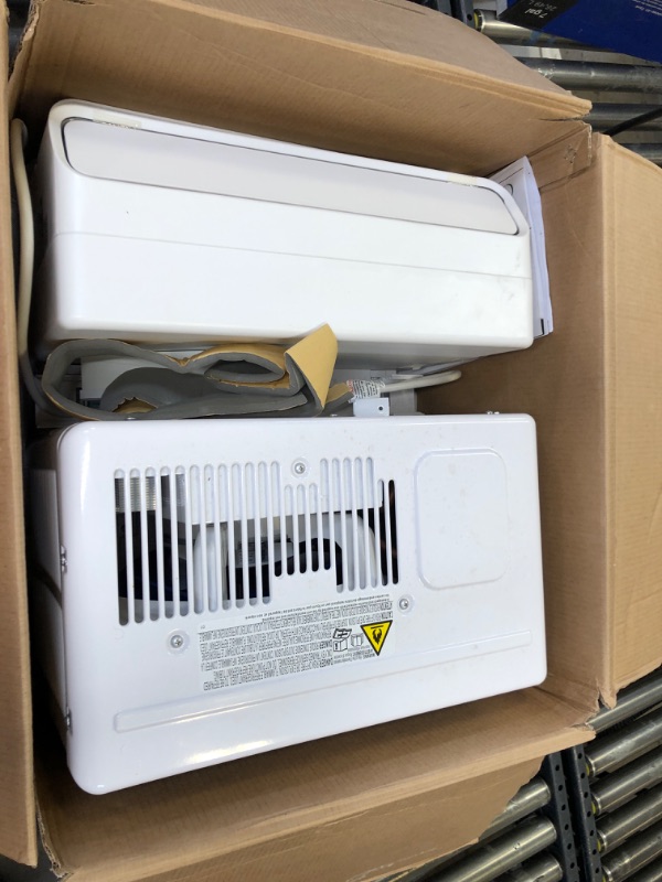 Photo 1 of Midea 8,000 BTU U-Shaped Smart Inverter Window Air Conditioner–Cools up to 350 Sq. Ft., Ultra Quiet with Open Window Flexibility, Works with Alexa/Google Assistant, 35% Energy Savings, Remote Control 8000 BTU AC