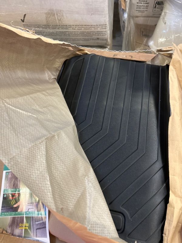 Photo 2 of Mixsuper Liner Custom Cargo Liner Compatible with 2023 Toyota Prius All Weather Rear Cargo Mats Trunk Liner Tray Black