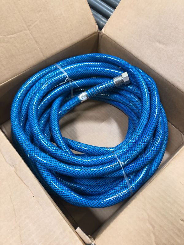 Photo 2 of Camco 50ft Premium Drinking Water Hose - Lead Free and Anti-Kink Design - 20% Thicker than Standard Hoses - Features a 5/8" Inner Diameter (21009)