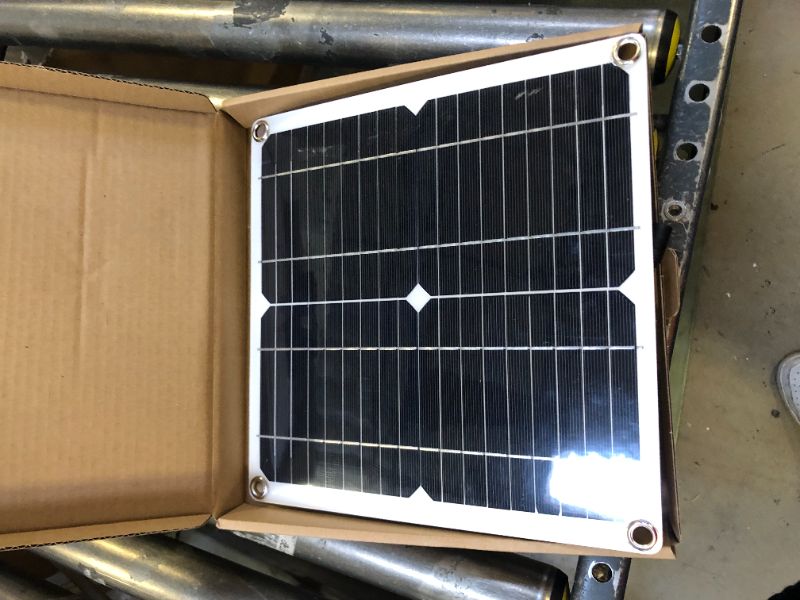 Photo 3 of 50 Watt Solar Panel Kit, 50W High Efficiency Solar Panel Charger with 100A MPPT Solar Charge Controller for RV Vehicle Trailer Marine Boat 12 Volt Battery 50w 100a