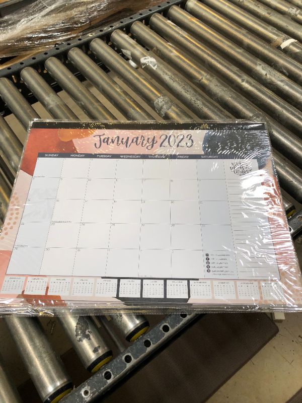 Photo 2 of bloom daily planners 2023 Academic Year Desk Calendar - 21" x 16" Large Monthly Organizer Pad (JANUARY 2023 - DECEMBER 2023) Desktop Blotter - Watercolor