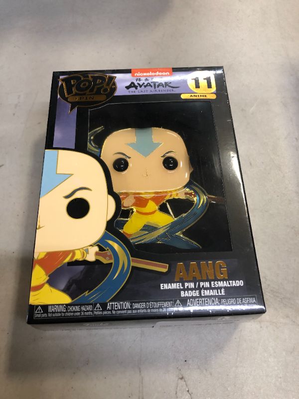 Photo 2 of Funko Pop! Pin: Avatar - Aang (Styles May Vary)