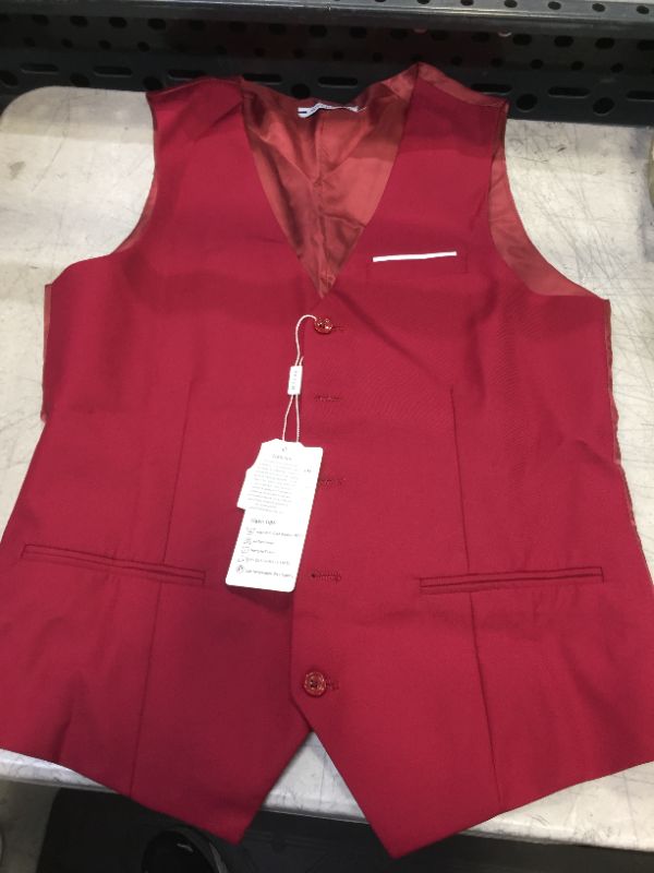 Photo 1 of MEN'S RED VEST SIZE XS 